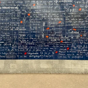 the wall of i love you paris montmarte tour